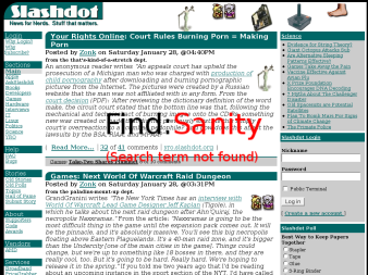 Find Sanity
